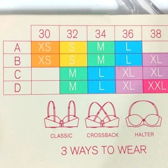 SO 3-WAY CONVERTIBLE STRAP BRALETTE WHITE LACE SIZE MEDIUM NWT - Picture 5 of 6